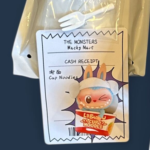 Pop Mart Wacky Mart The Monsters Figurine Cup Noodles - Picture 8 of 16